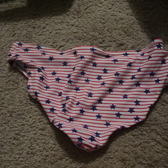 Red white and blue swimsuit bottoms - Picture 2 of 2